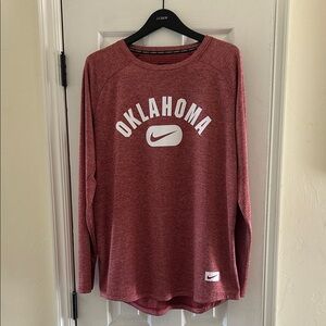 OU OKLAHOMA SOONERS NIKE LONG SLEEVE - XL